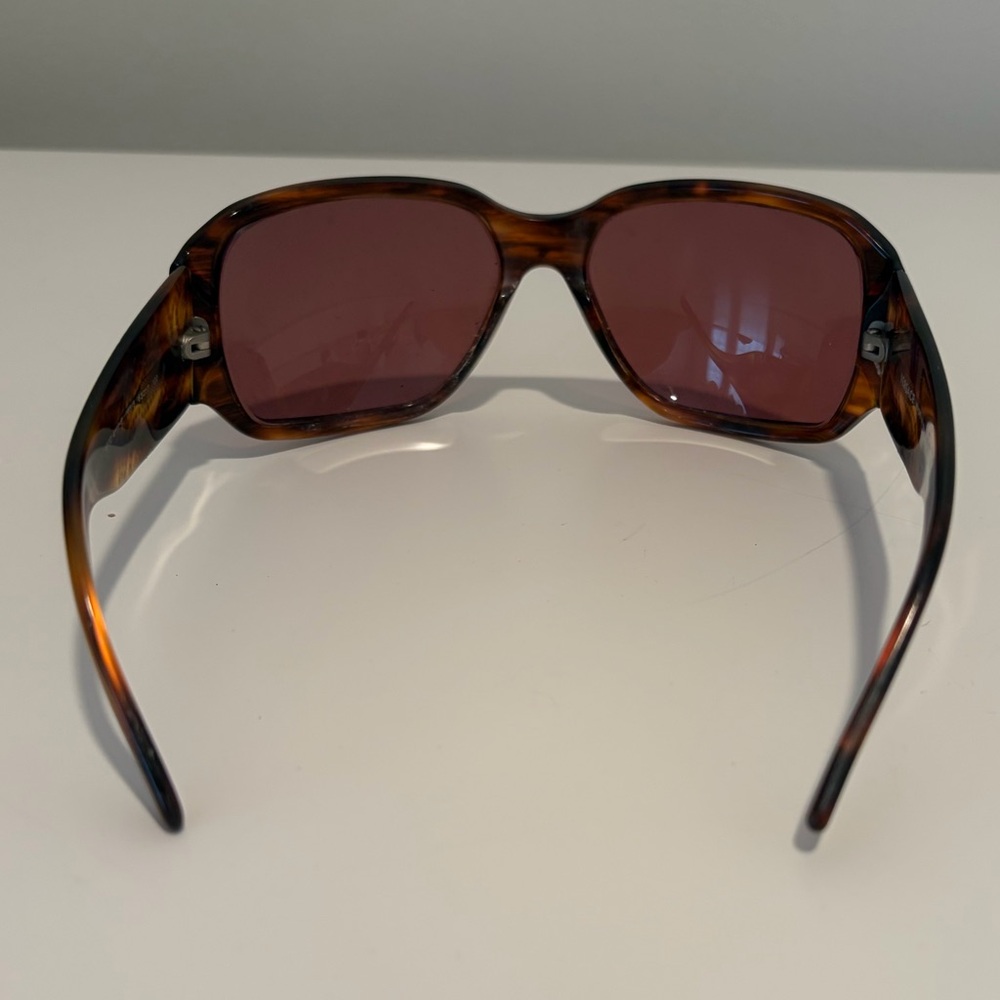 Versace Tortoise Shell Pattern Sunglasses - image 5